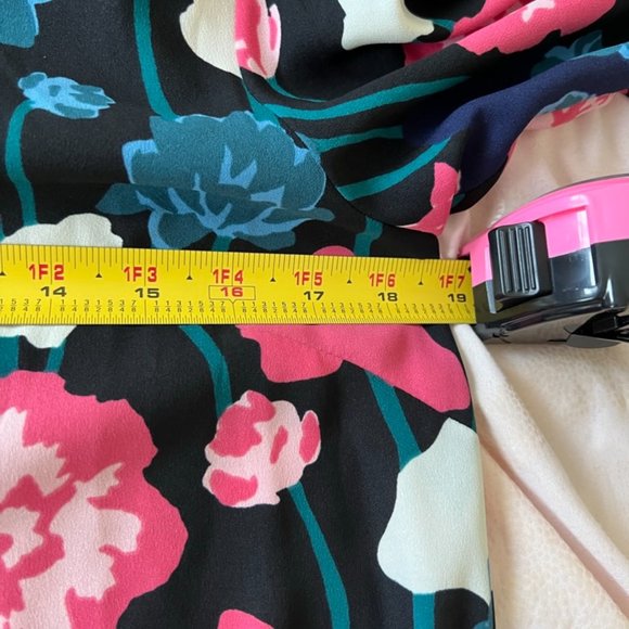 kate spade viney floral fluid shirtdress size small nwot - Picture 13 of 16